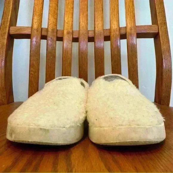 ALLBIRDS Wool Lounger Fluffs Loafers Shearling Sherpa Fleece Size 9 - Picture 4 of 12